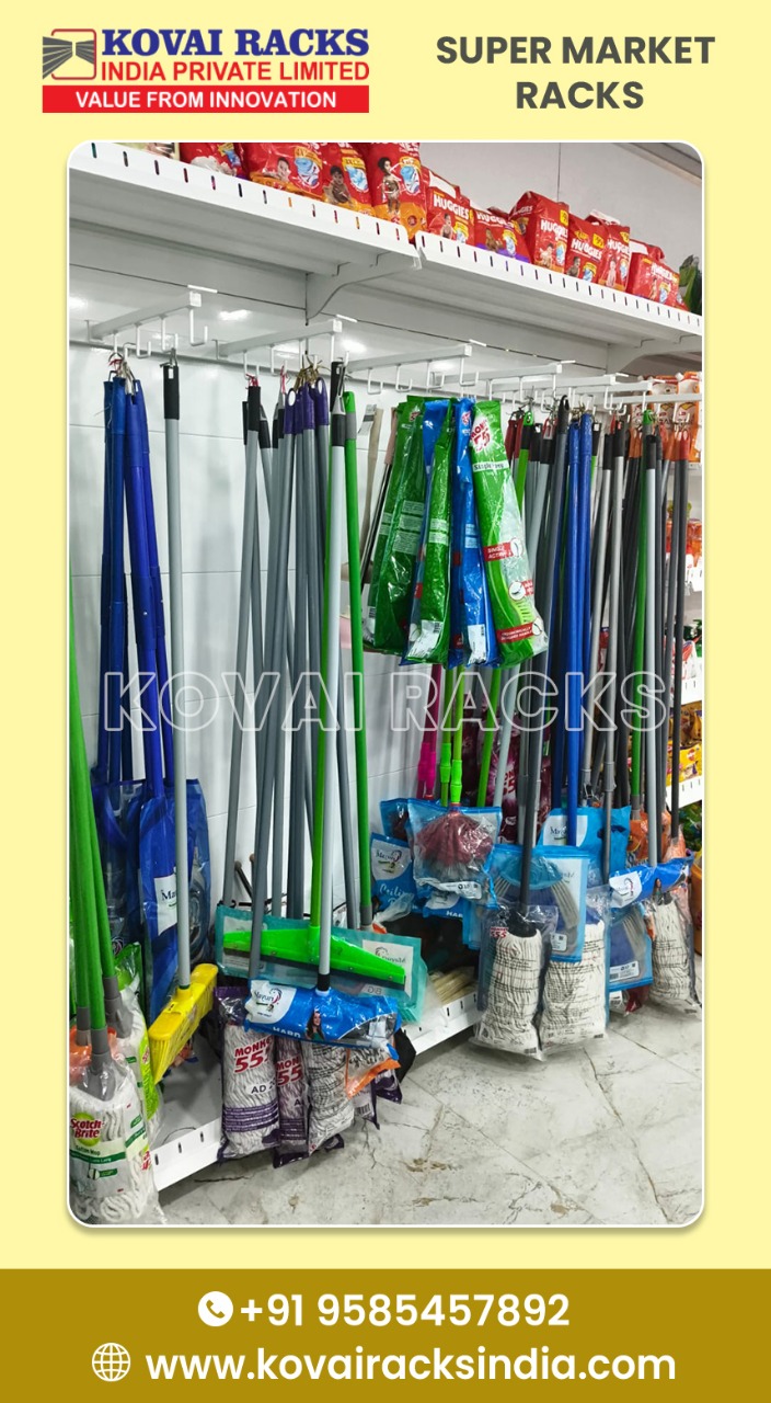 Cleaning Tools Display Rack